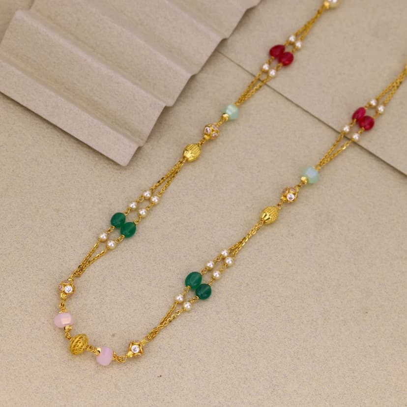 Svarnika Ratna Sutra Ethnic Mala 22KT