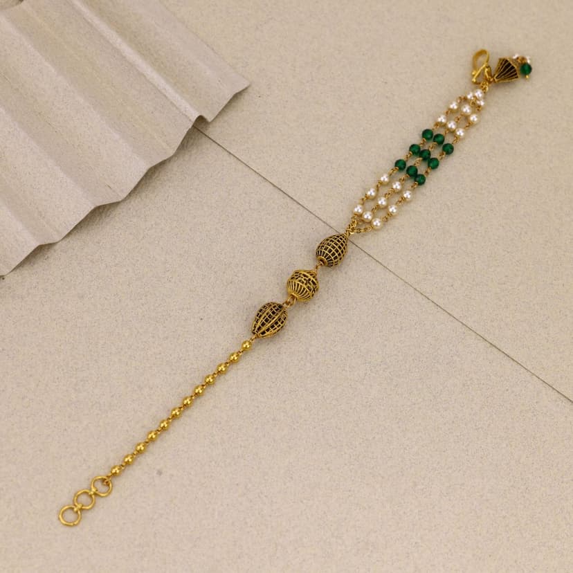 Haritaya Grantha Antique Bracelet 22KT