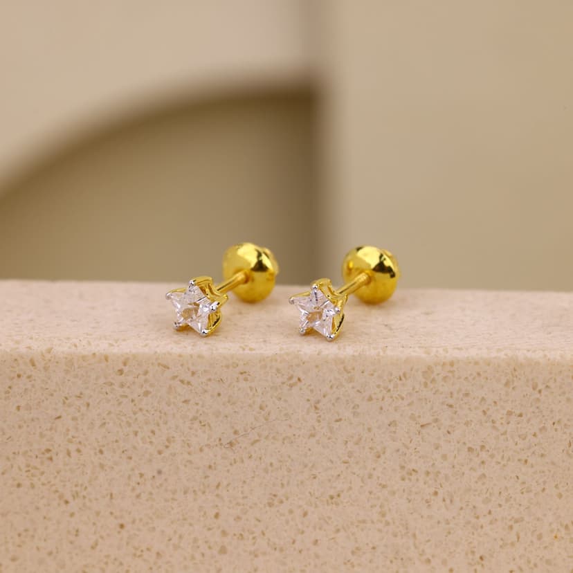 Stellune Aster Studs 18KT