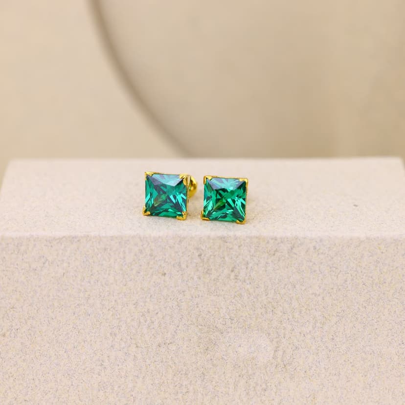 Verdelyra Quadrant Studs 18KT