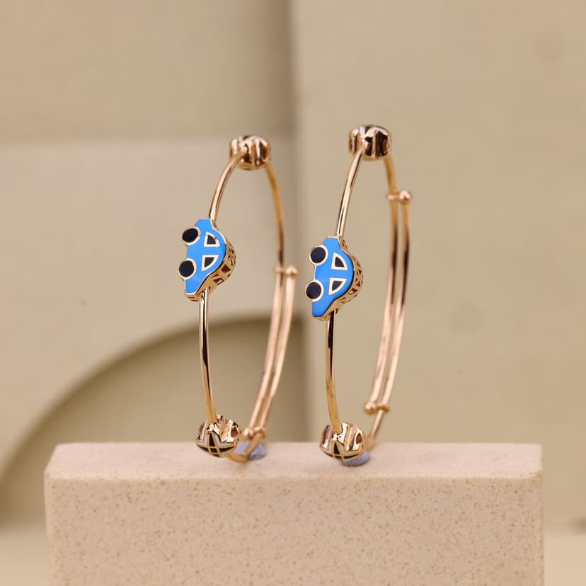 Zyrella Bluebug Baby Kadli 18KT