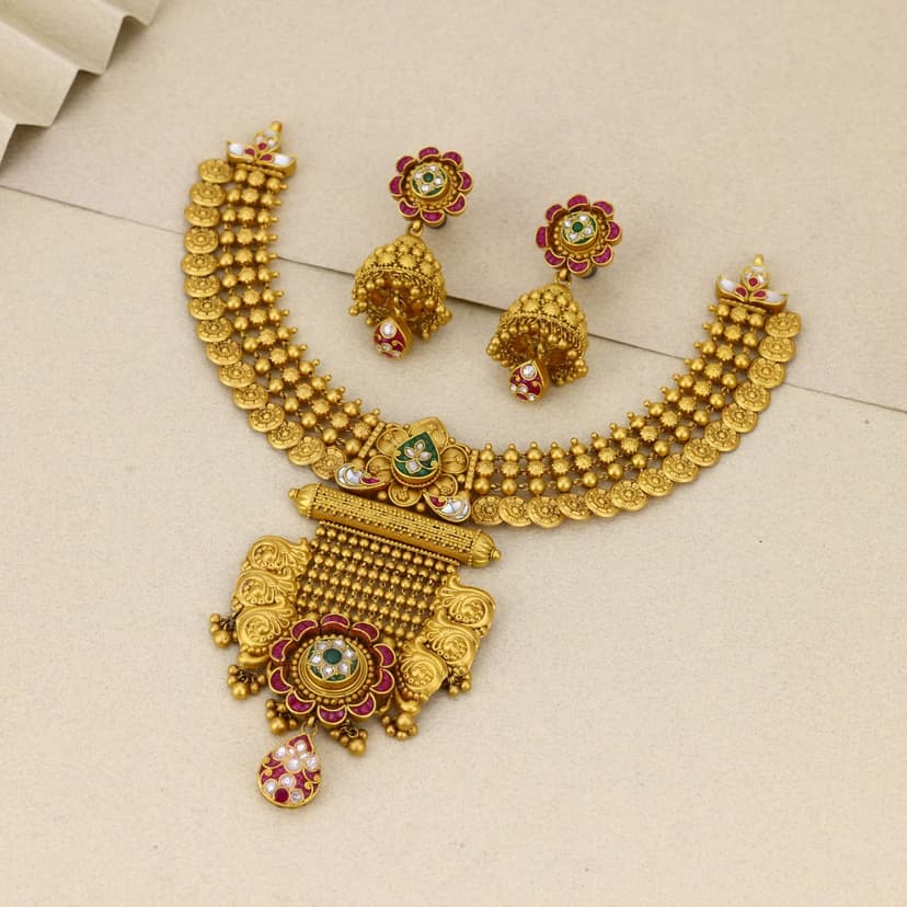 Rajamandari Heritage Necklace 22KT