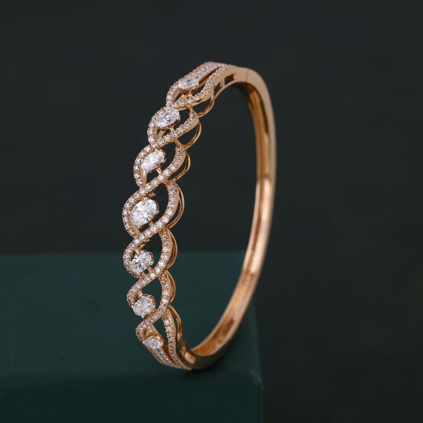 Velysandra Lab Diamond Kada 14KT