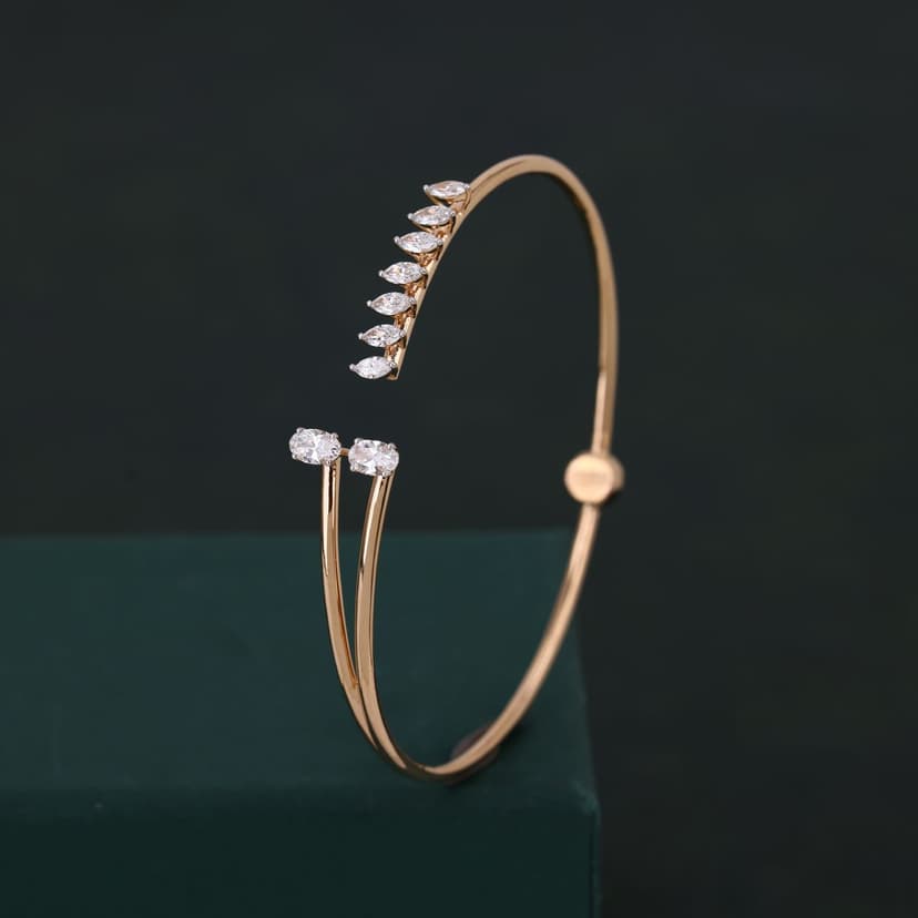 Evoralyn Lab Diamond Kada 14KT