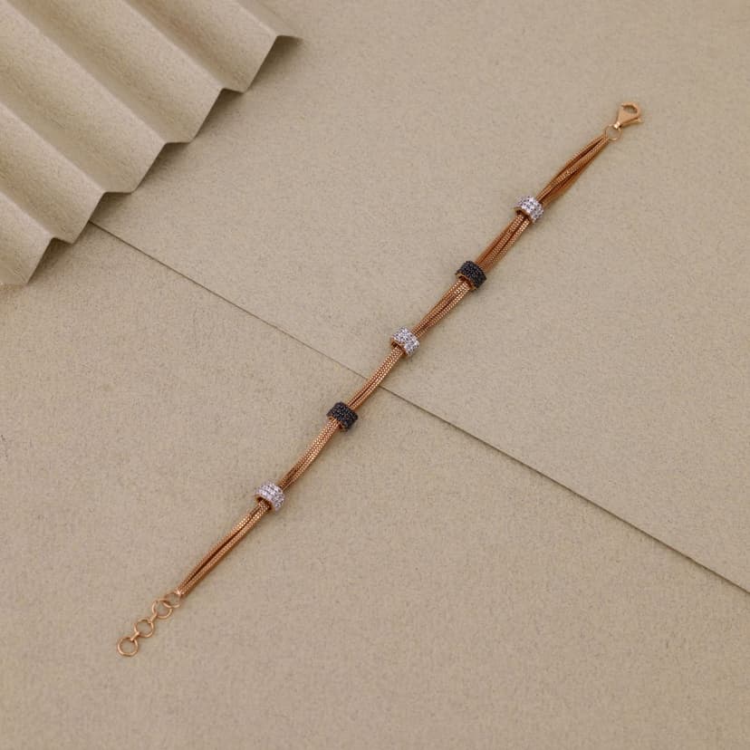 Aldavienne Contrastline Bracelet 18KT