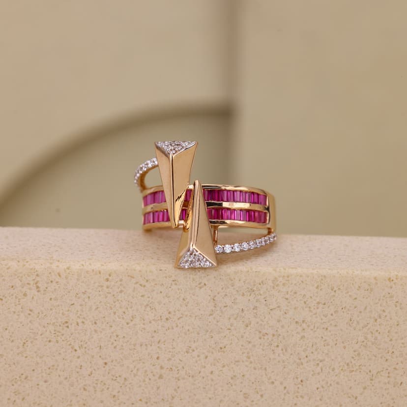 Davorielle Rubyhour Ring 18KT