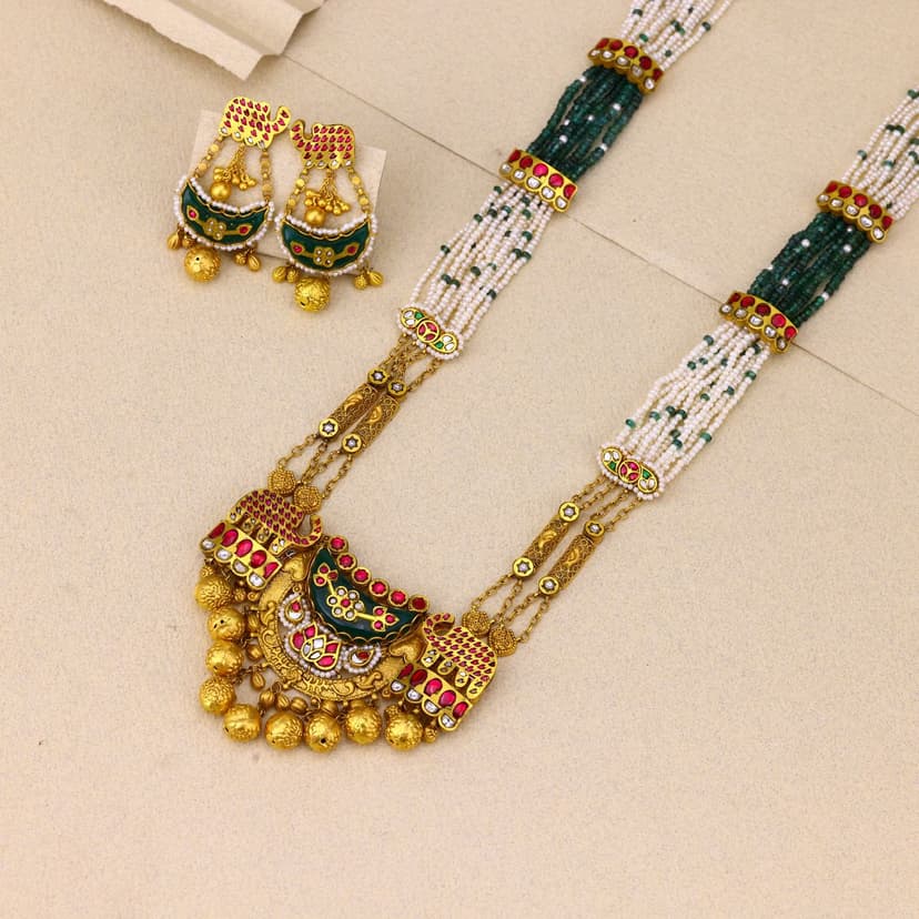 Gajavallika Heritage Necklace 22KT