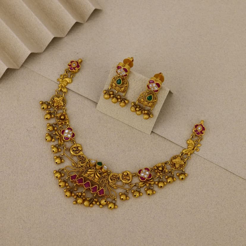 Kavyashri Heritage Necklace 22KT