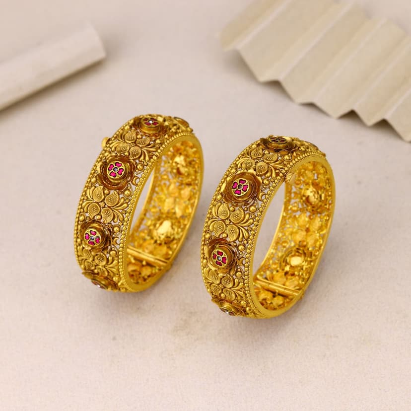 Sauramala Heritage Bangles 22KT