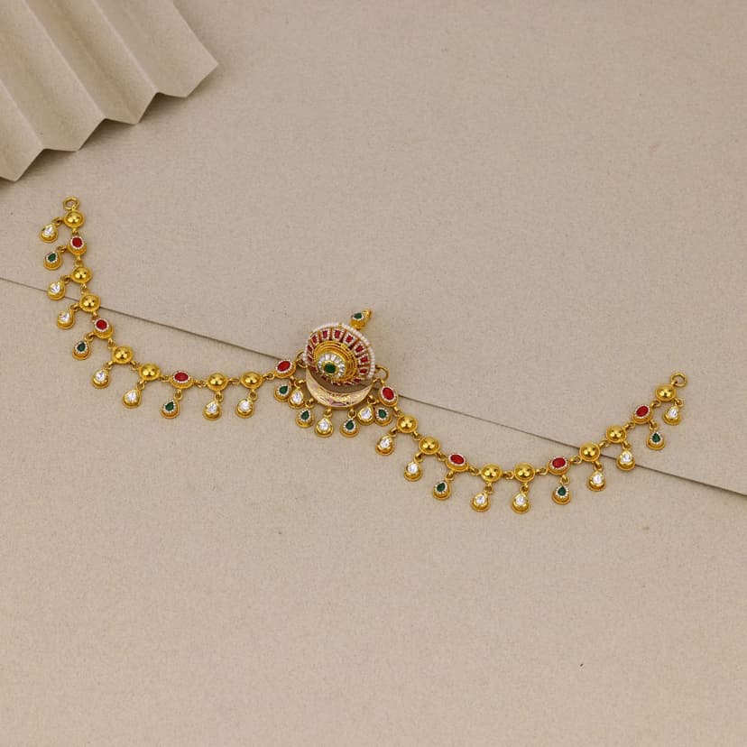 Chandraruchi Antique Matha Patti 22KT