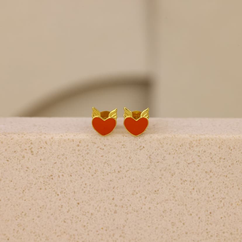 Liorina Wingheart Baby Earrings 18KT