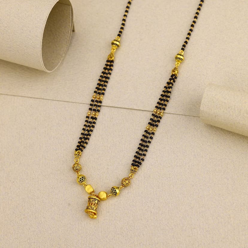 Jaalamohira Antique Mangalsutra 22KT