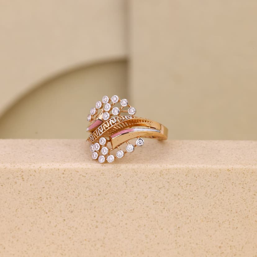 Lattice Bloom Ring 18KT
