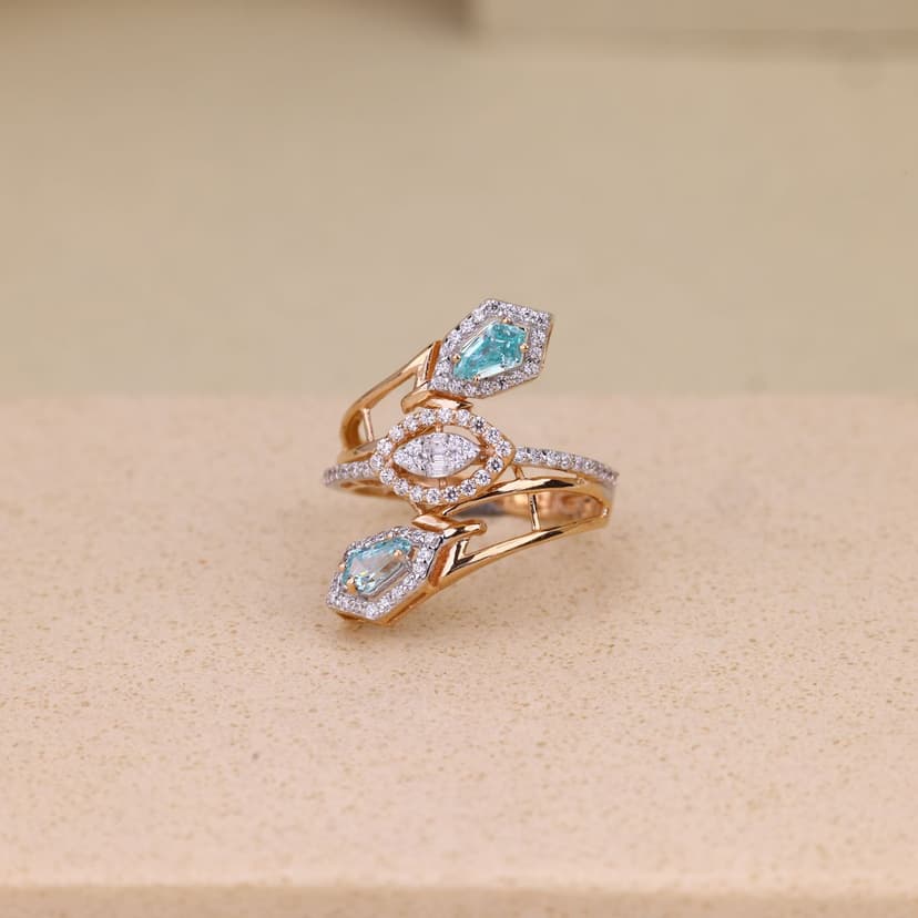 Azyrelle Triora Wrap Ring 18KT