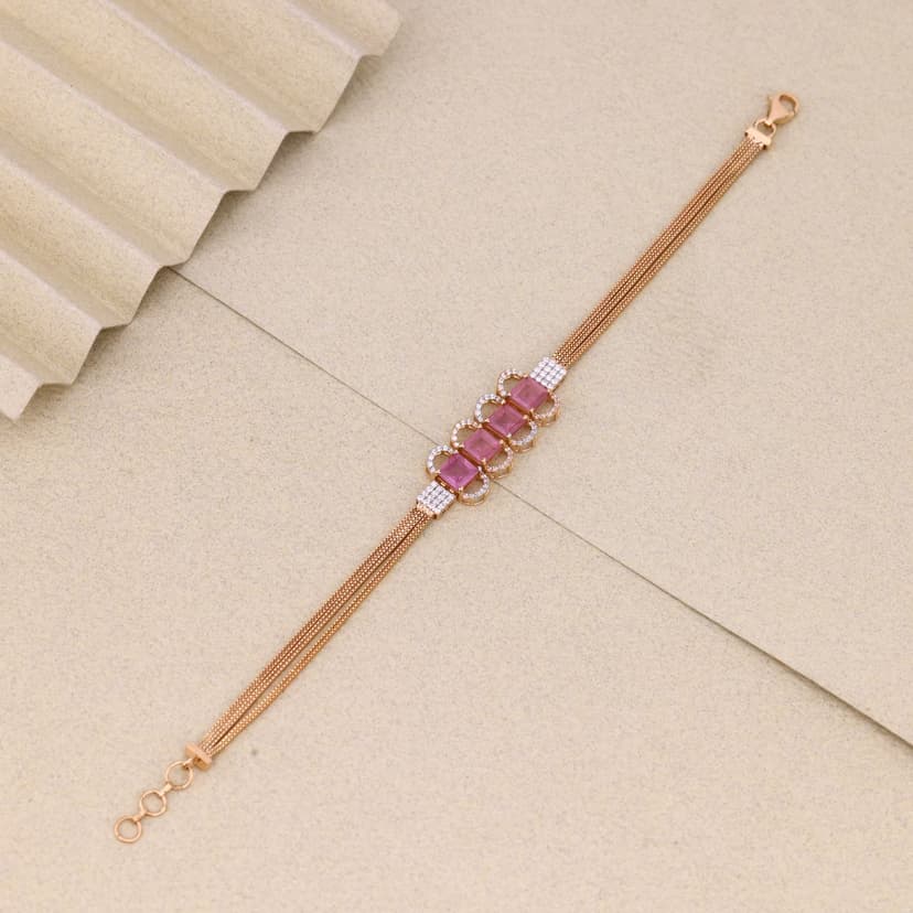 Rosamira Quadra Square Bracelet 18KT