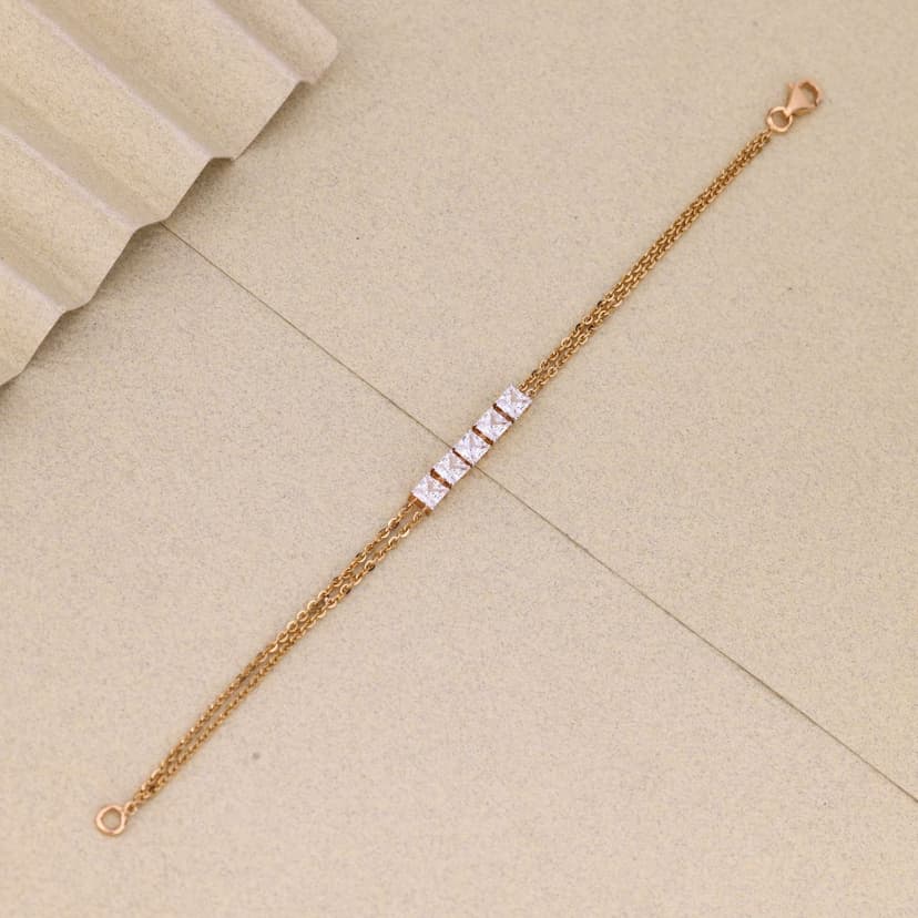Auravienne Prismé Bar Bracelet 18KT