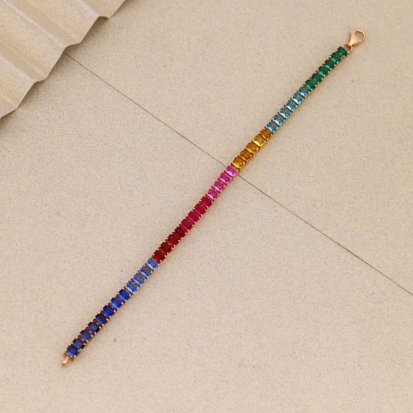 Prismara Élan Royale Tennis Bracelet 18KT