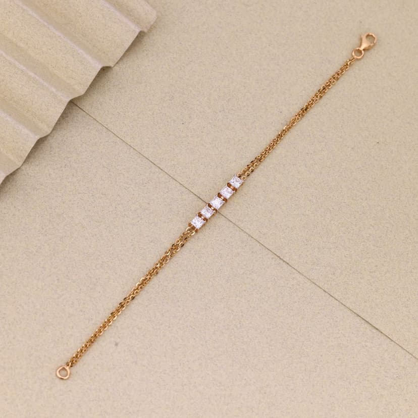 Velmira Quintessence Bar Bracelet 18KT