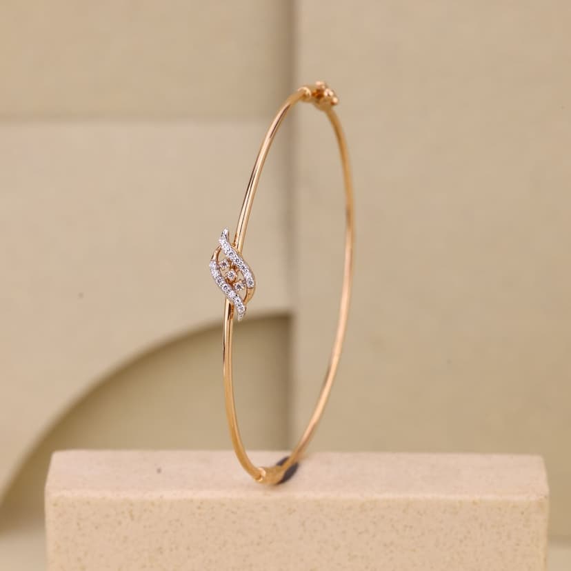 Elowen Gleam Kada 18KT