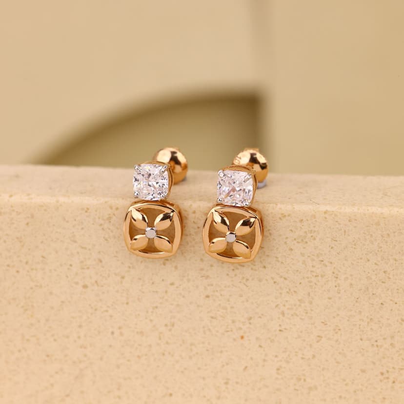 Florévia Quartelle Earrings 18KT