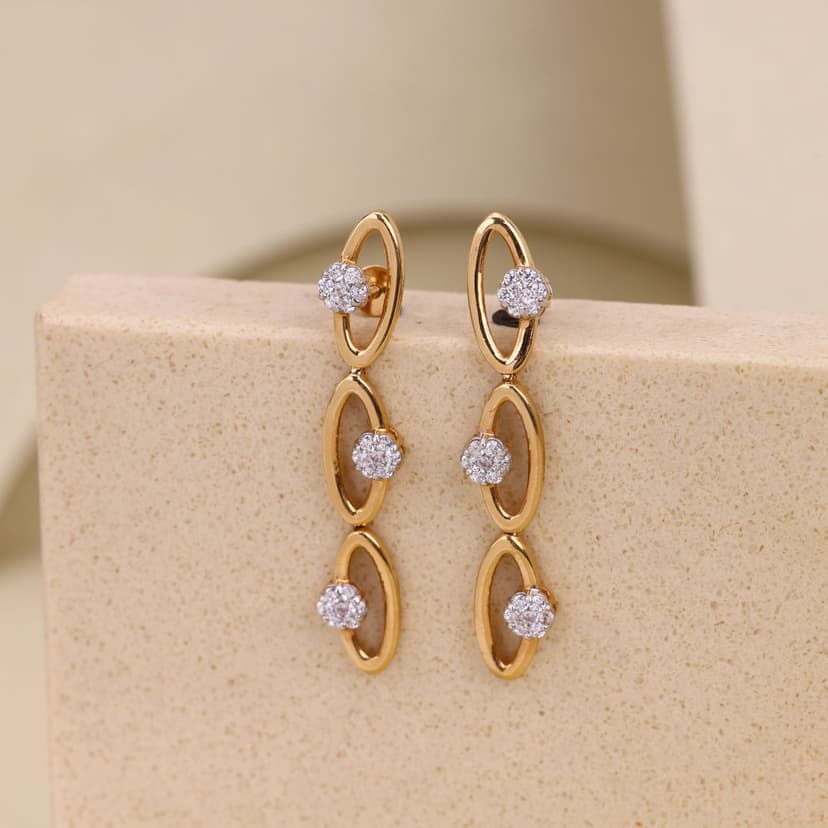 Avelisse Lúmina Earrings 18KT