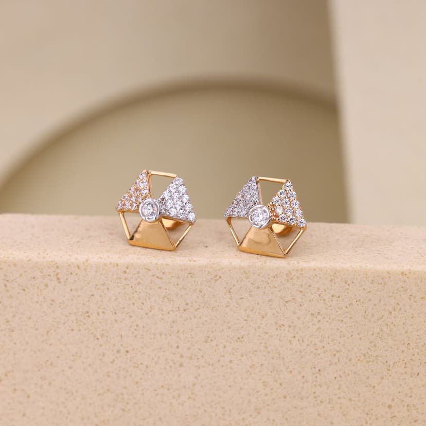 Aurexen Prismara Earrings 18KT
