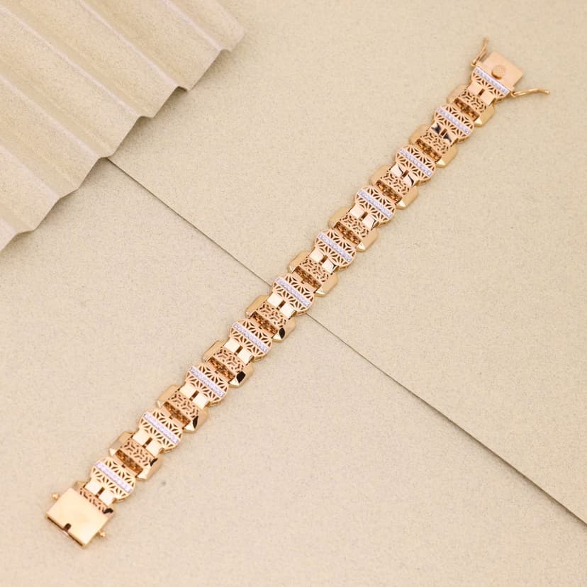 Oravelle Lattice Crest Bracelet 18KT