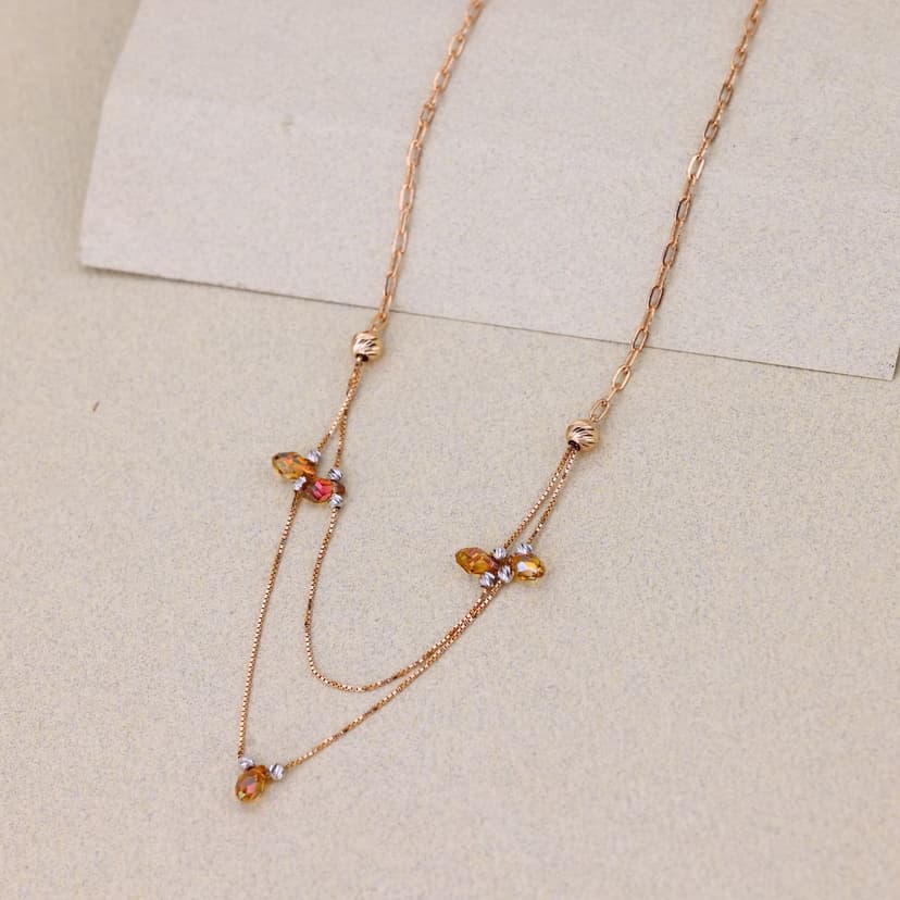 Aurelisse Cascade Duo Chain 18KT