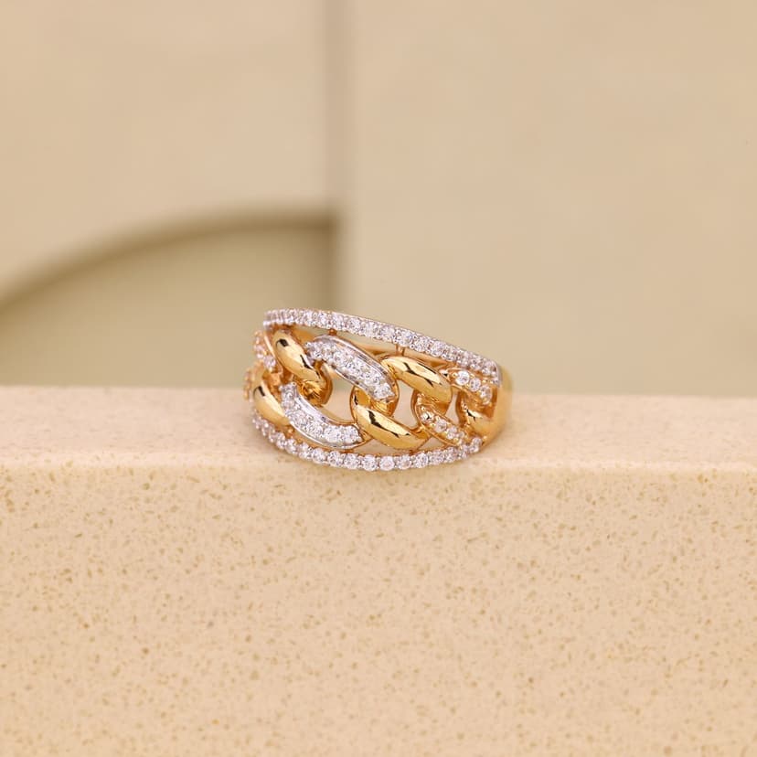 Aurique Entrelace Ring 18KT