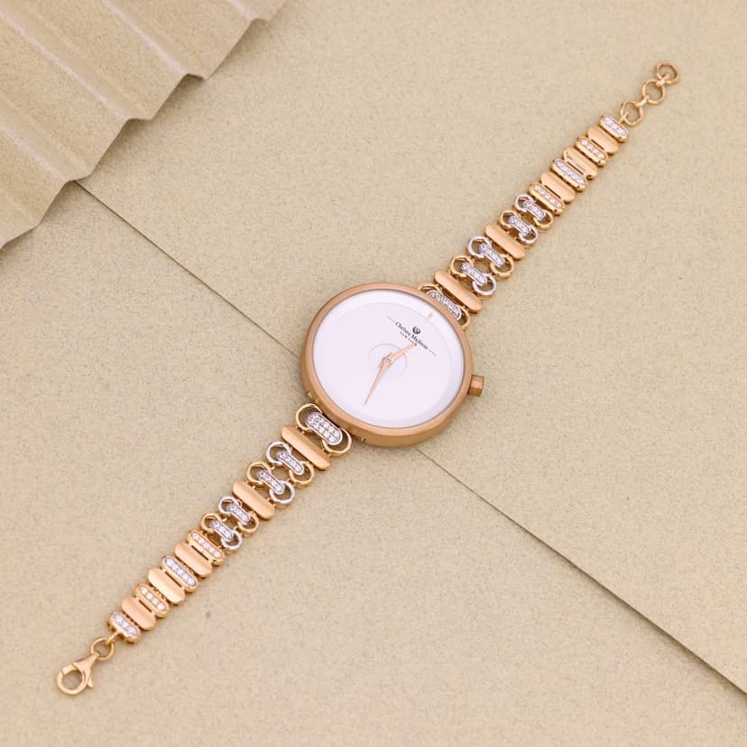Rosévelle Interlink Watch 18KT