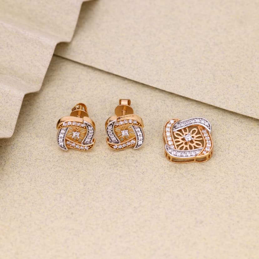 Nysara Solvane Pendant Set 18KT