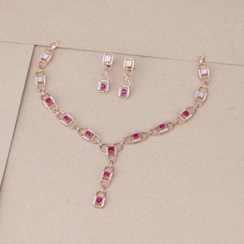 Ruvienna Linkdrop Necklace 18KT