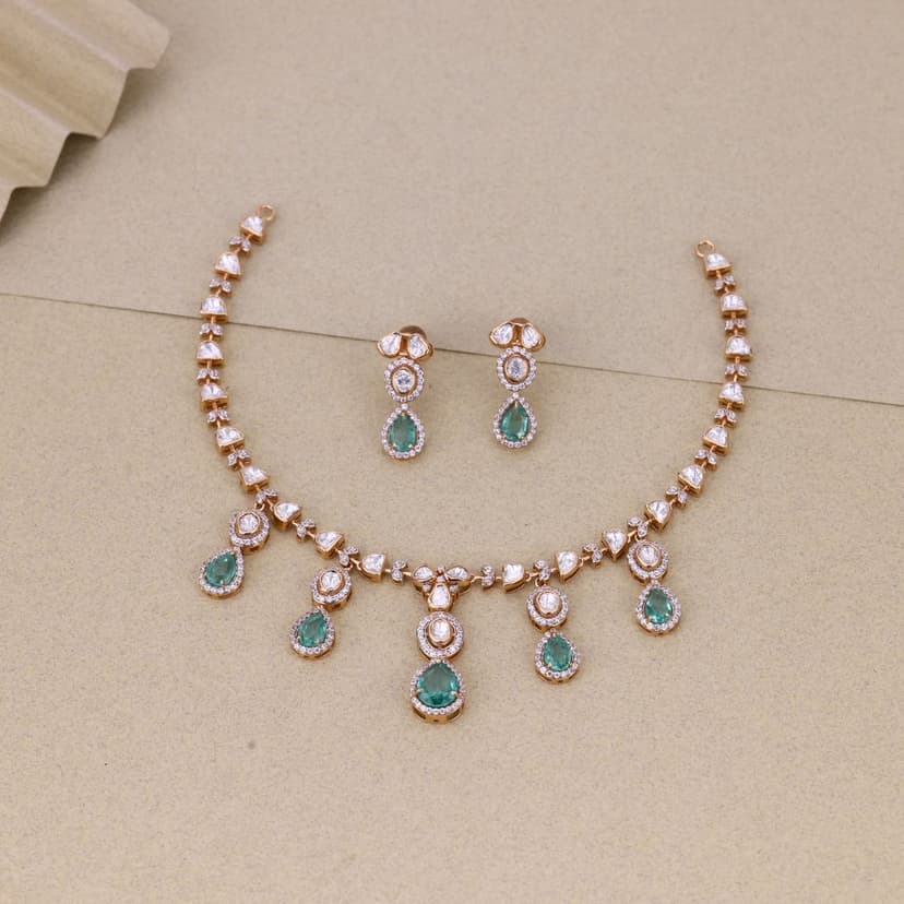 Verdantia Royale Cascade Necklace 18KT