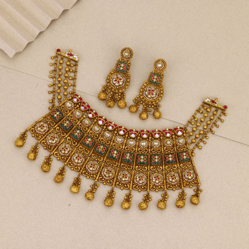 Rasvalli Vaibhavi Heritage Necklace 22KT
