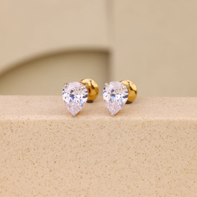 Celestia Droplet Earrings 18KT