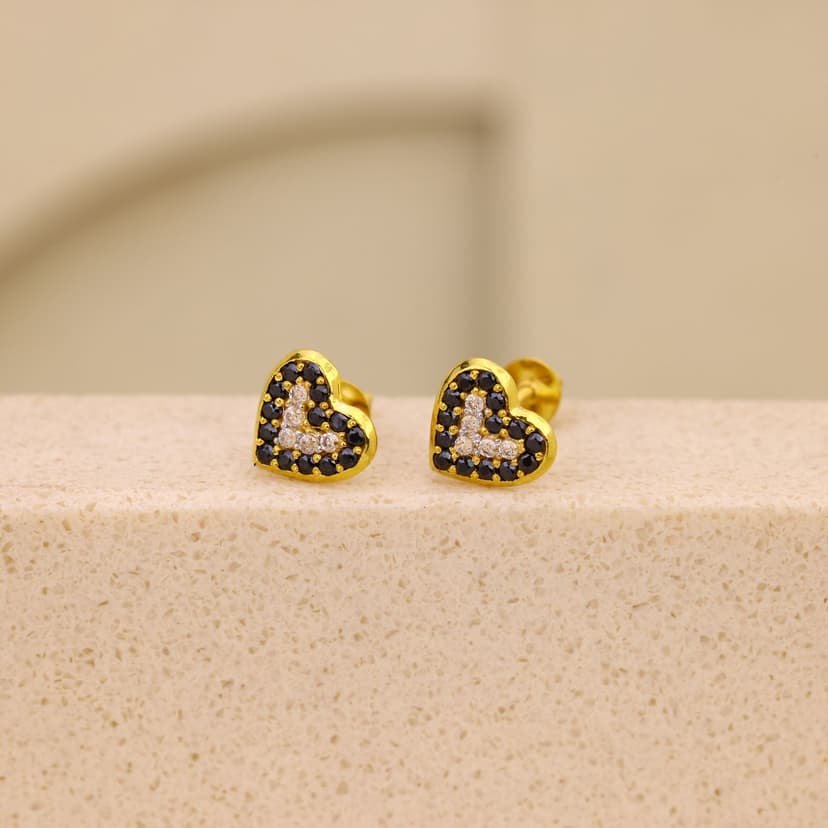 Aurélisse Noir Amora Earrings 18KT