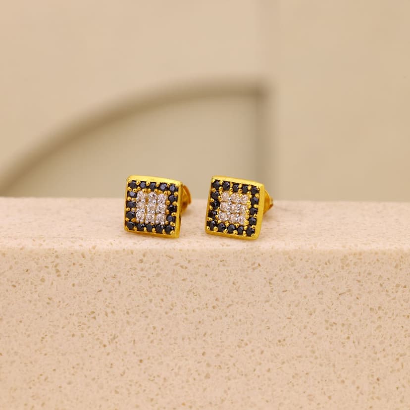 Aurex Noir Quadriva Earrings 18KT