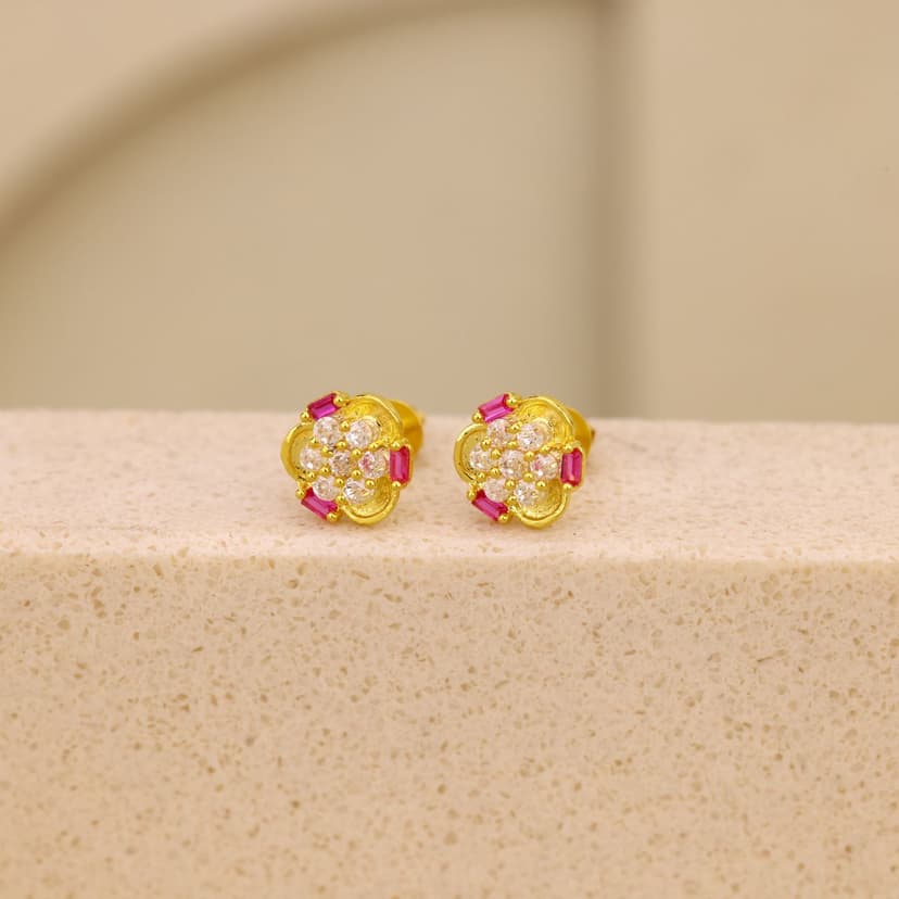Roséline Petalya Glow Earrings 18KT