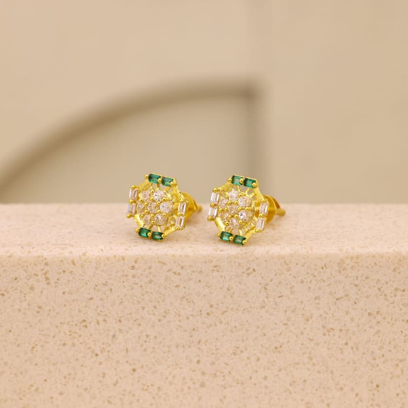 Verdelune Aurex Halo Earrings 18KT