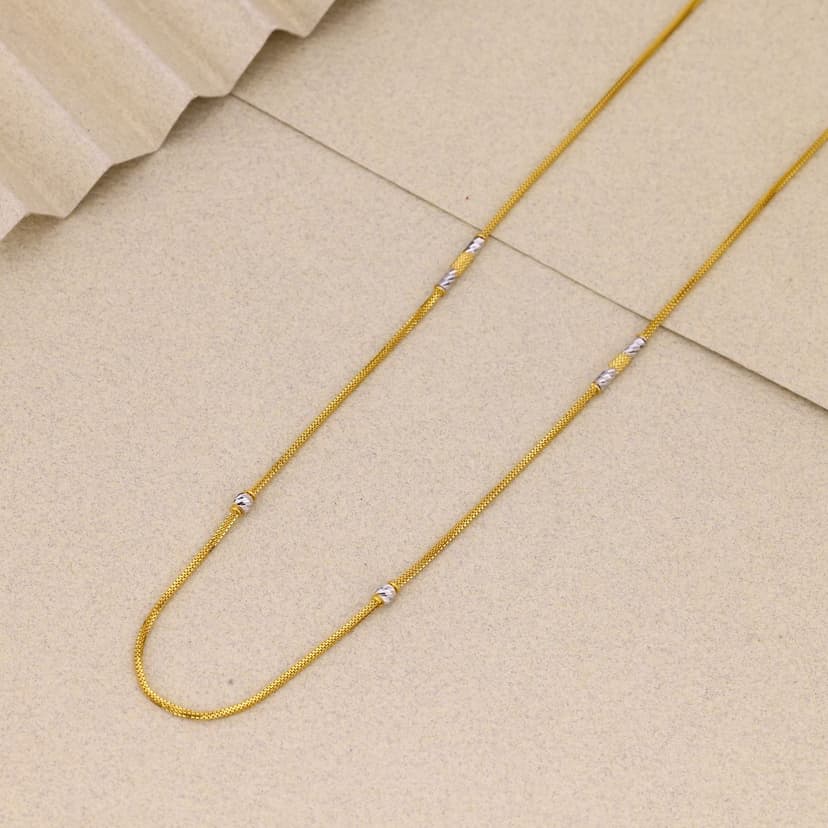  Gleam Ladies Chain 22KT
