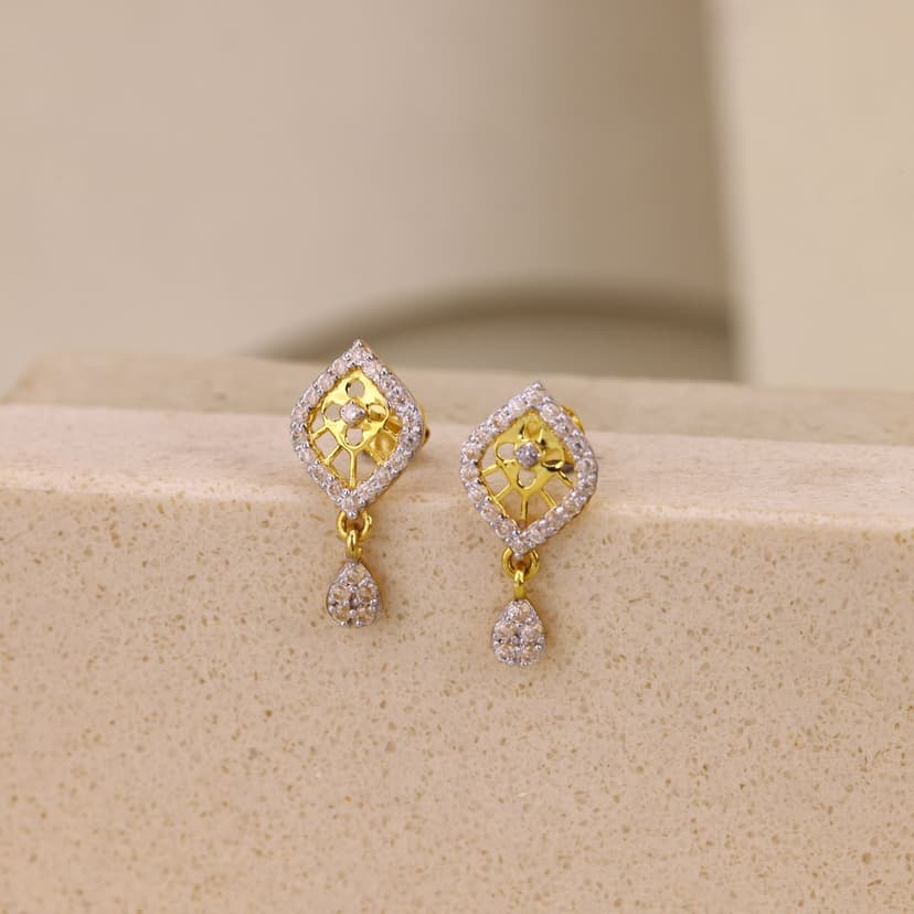 Orlienne Dewdrop Earrings 18KT