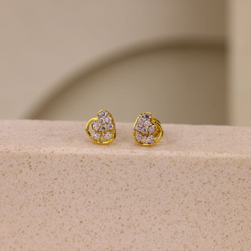 Velmira Twin Glow Earrings 18KT