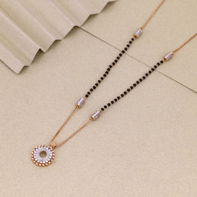 Suryara Halo Bloom Mangalsutra 18KT