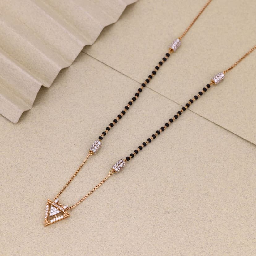 Trilune Prism Grace Mangalsutra 18KT