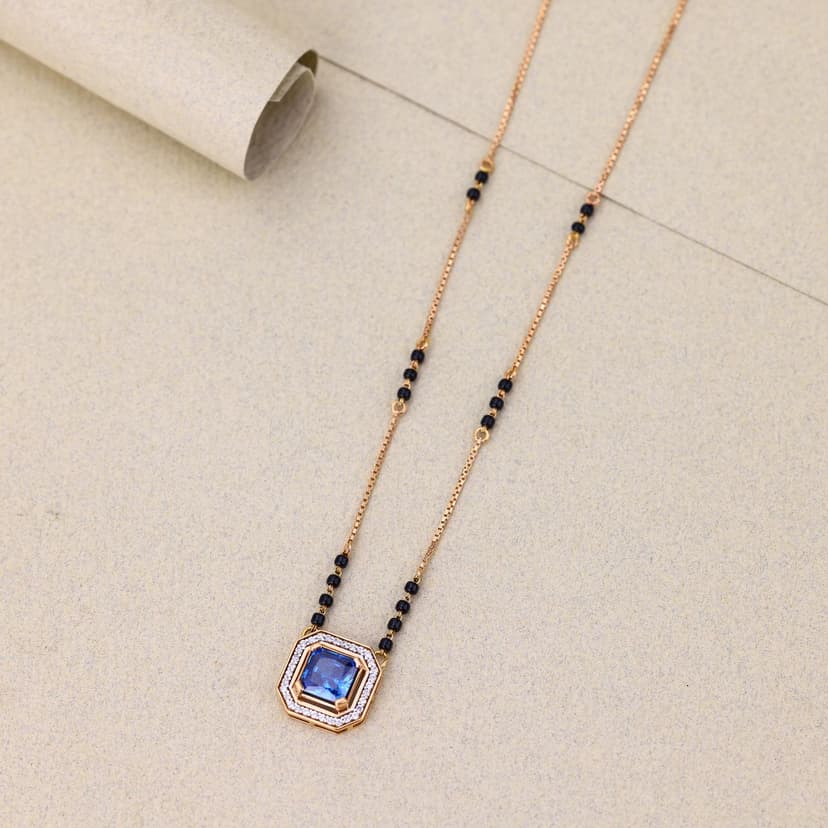 Auralyn Azure Crest Mangalsutra 18KT