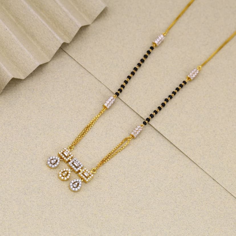 Triveni Drop Elegance Mangalsutra 22KT