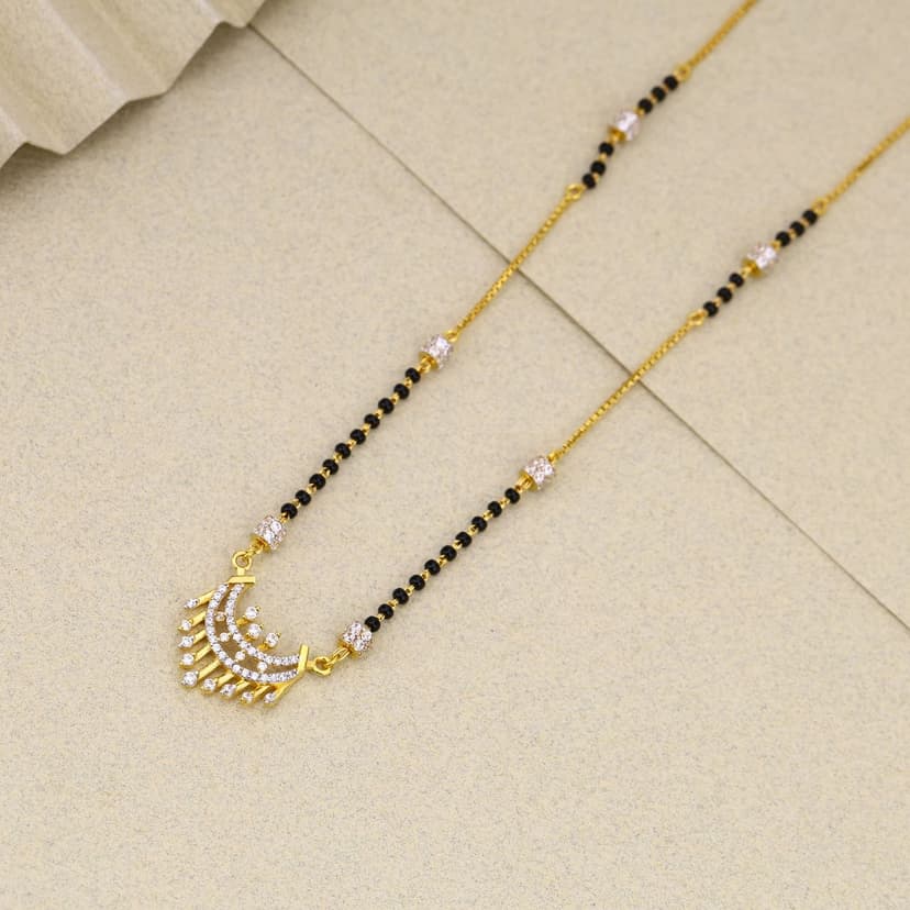 Chandrika Veil Grace Mangalsutra  22KT