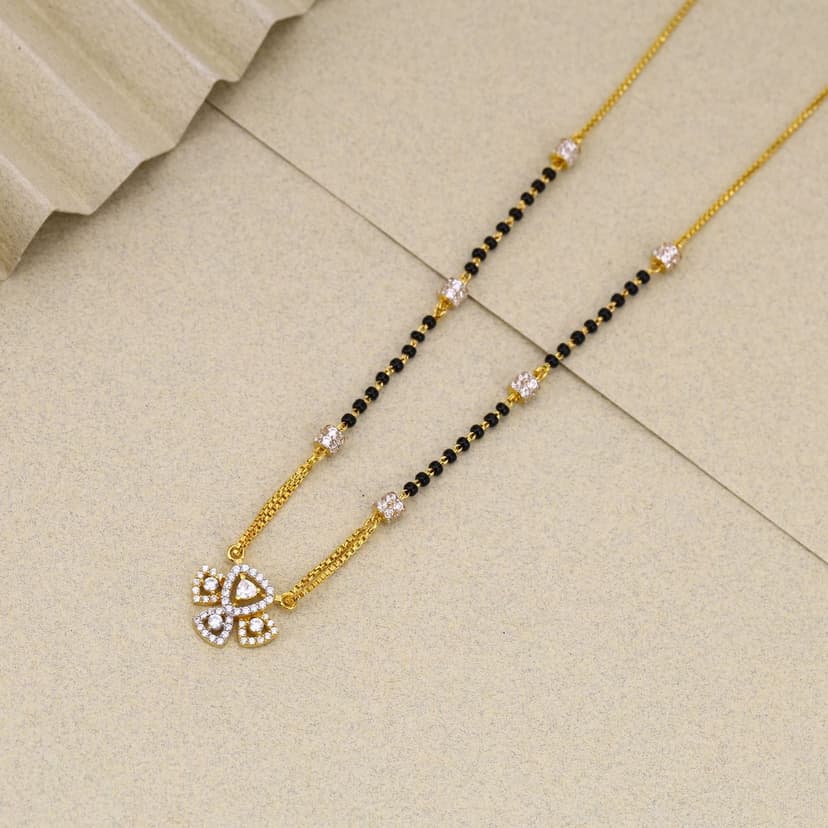 Triveni Bloom Elegance Mangalsutra 22KT