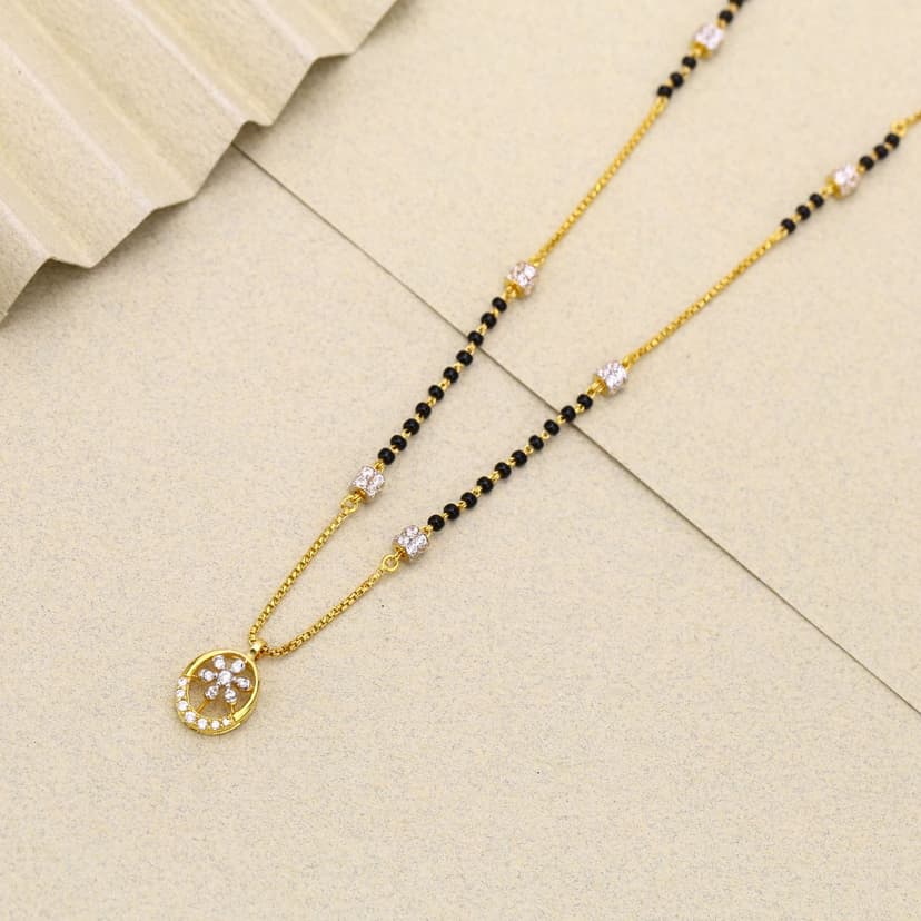 Pushpavritti Grace Mangalsutra 22KT