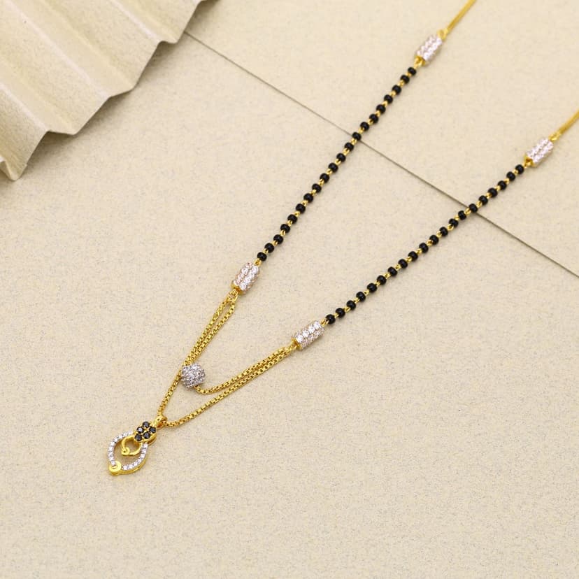Anvaya Grace Knot Mangalsutra 22KT